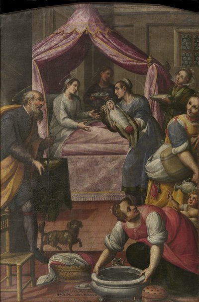 Birth of Mary by Unbekannt Unbekannt